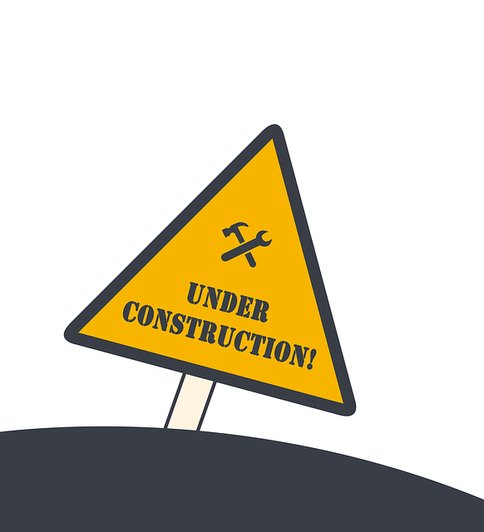 Under construction sign